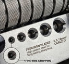 New electric wire stripping machine 7-channel automatic wire stripper (stainless steel)