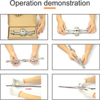 Fiber optic cable strippers with adjustable cutting depth