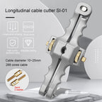 Fiber optic cable strippers with adjustable cutting depth