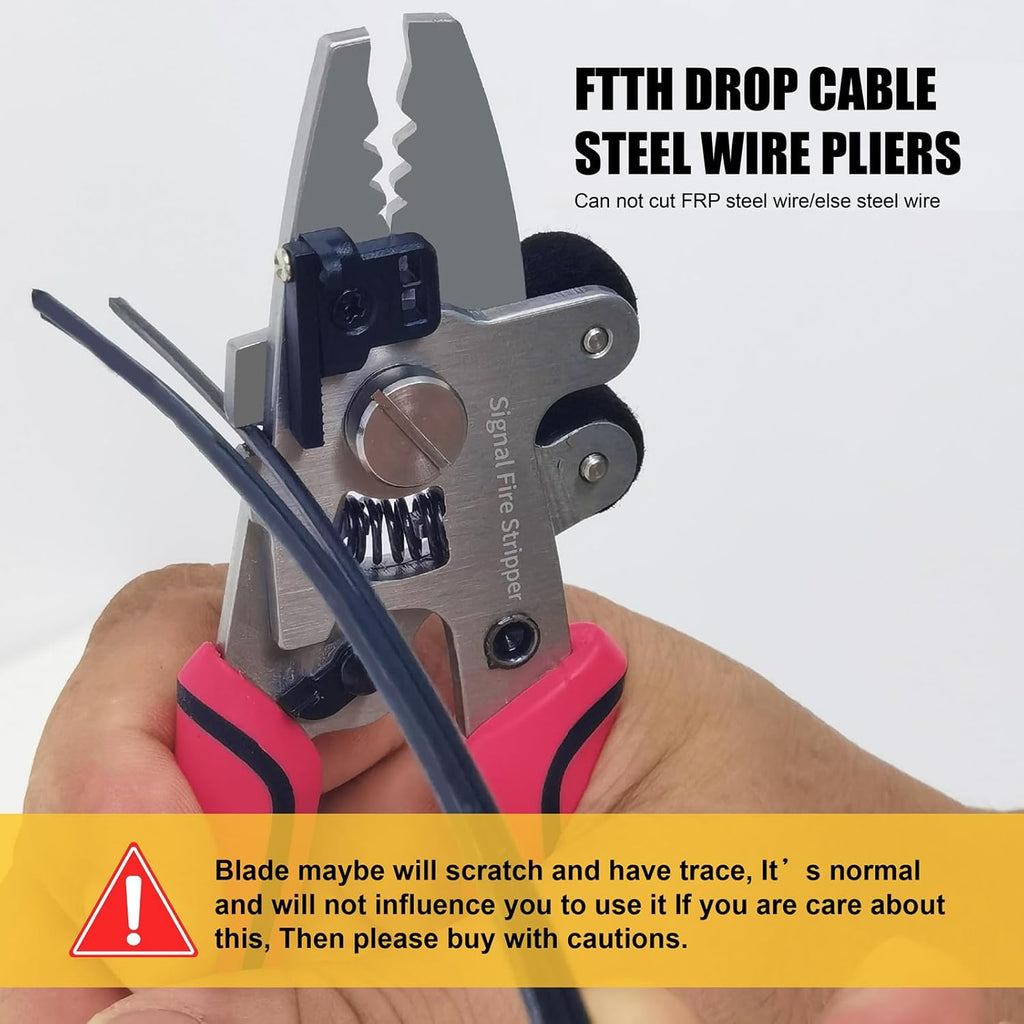 9-in-1 fiber optic cable stripping tool
