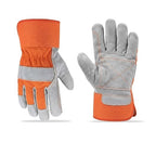 Leather work gloves
