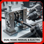 Manual wire stripping machine, electric drill-driven scrap wire stripping machine